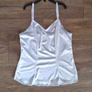 Vintage Vanity Fair White Camisole Womens